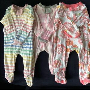 Colorful Striped and Floral Onesies - ORGANIC cotton